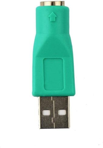 2Piece USB Male to Female Converter Plugs,Type/2 Keyboard Mouse in Saudi Arabia