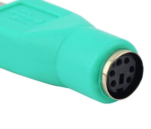 2Piece USB Male to Female Converter Plugs,Type/2 Keyboard Mouse in Saudi Arabia