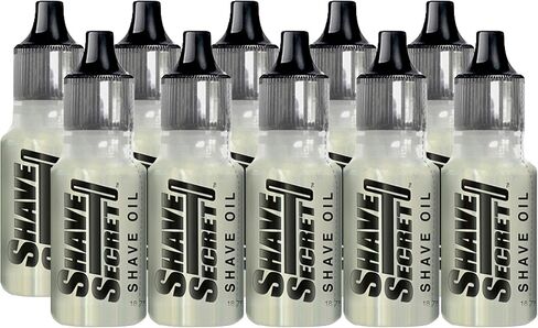 PACK OF 8 - Shave Secret Shaving Oil, 0.63 fl oz in Saudi Arabia