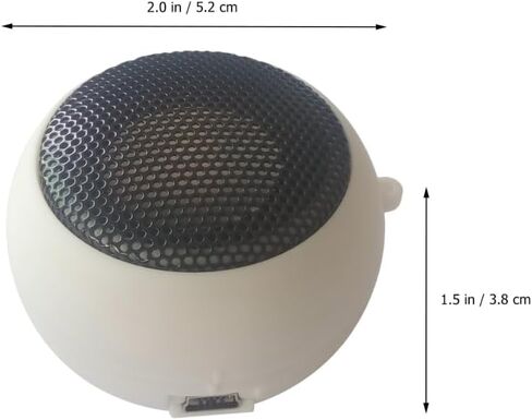 NUOBESTY Mini USB Rechargeable Wired Speaker Compact Desktop External Speaker with Aux Input for Laptop Phone Tablet in Saudi Arabia