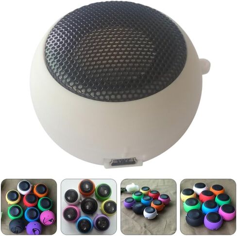 NUOBESTY Mini USB Rechargeable Wired Speaker Compact Desktop External Speaker with Aux Input for Laptop Phone Tablet in Saudi Arabia