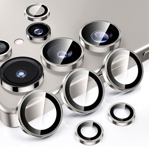 Hoerrye for Samsung Galaxy S25 Ultra Camera Lens Protector-واقي شاشة زجاجي فائق HD HD 9H ، ومكافحة الصدفة ، وحماية إسقاط من الدرجة العسكرية الفضائية ، ملونة in Kuwait