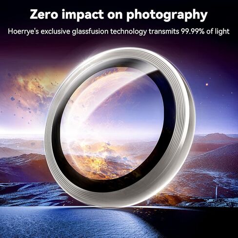 Hoerrye for Samsung Galaxy S25 Ultra Camera Lens Protector-واقي شاشة زجاجي فائق HD HD 9H ، ومكافحة الصدفة ، وحماية إسقاط من الدرجة العسكرية الفضائية ، ملونة in Kuwait