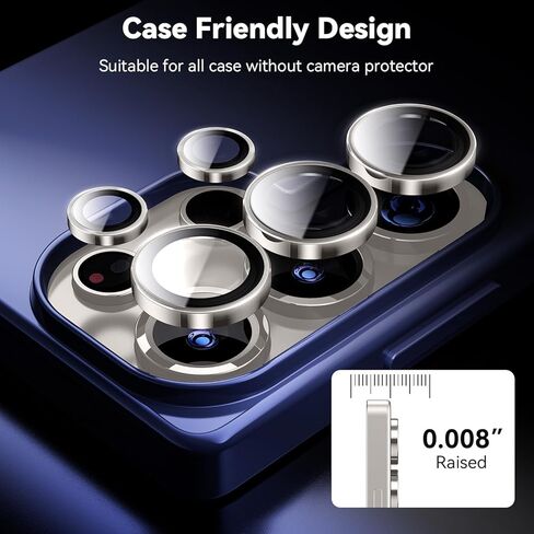 Hoerrye for Samsung Galaxy S25 Ultra Camera Lens Protector-واقي شاشة زجاجي فائق HD HD 9H ، ومكافحة الصدفة ، وحماية إسقاط من الدرجة العسكرية الفضائية ، ملونة in Kuwait