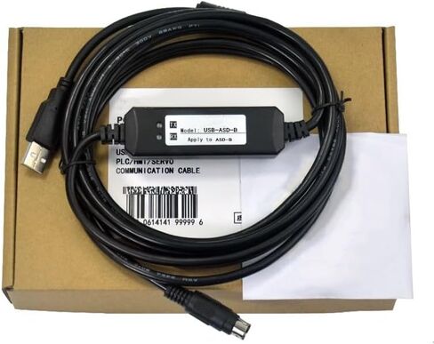 USB-ASD-B Applicable Servo Drive ASD-B1021-A Series Debugging Cable Data Download Cable Dual Chip Design Industrial Grade 3 Meter in Saudi Arabia