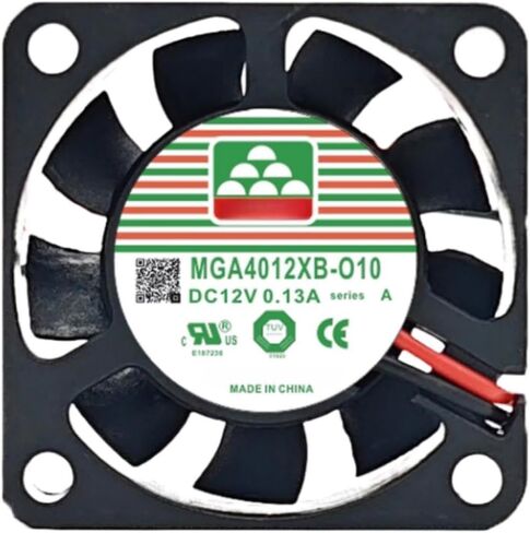 MGA4012XB-O10 FAN 4CM لـ 12V 0.13A 4010 40x40x10mm 2-ware fan in Saudi Arabia