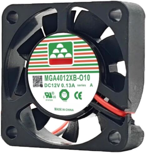 MGA4012XB-O10 FAN 4CM لـ 12V 0.13A 4010 40x40x10mm 2-ware fan in Saudi Arabia