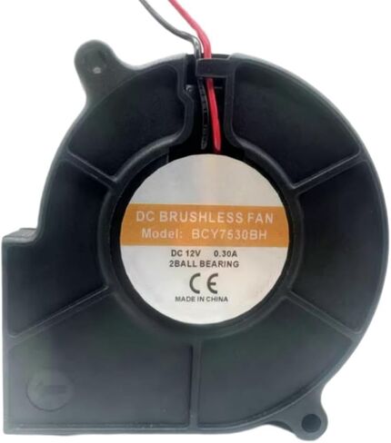 BCY7530BH Fan 7.5CM for 12V 0.30A 7530 75X75X30MM 2-Wire Cooling Fan in Saudi Arabia