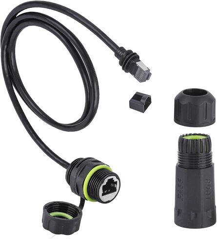 Ethernet Adapter for Star Link Gen 3/ Mini, IP68 V3 Dish and Router Connector Waterproof Starlink Cable Extension to RJ45 Ethernet Cable (0.5M(1.64 Ft)) in Saudi Arabia