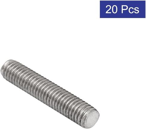 uxcell M4 x 25mm 304 Stainless Steel Fully Threaded Rod Bar Studs Fastener 20 Pcs in Saudi Arabia