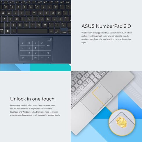 Asus vivobook الكمبيوتر المحمول | Intel 13th Generation 6 Core Processor حتى 4.5 جيجا هرتز (Beat I7-1195G7) | 24 جيجابايت ذاكرة الوصول العشوائي | 1TB PCIE SSD | 14 "عرض FHD | Bluetooth | Hdmi | Thin & Light | Windows 11 Pro in Saudi Arabia