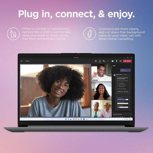أجهزة الكمبيوتر المحمولة Lenovo المحمول لدراسة طلاب الأعمال المنزلية ، 15.6 "FHD ، معالج Intel ، 32 جيجابايت DDR4 RAM ، 1TB PCIE SSD ، WIFI 6 ، Bluetooth 5.2 ، Type-C ، CCAM ، لوحة المفاتيح الرقمية ، الرمادي ، Windows 11 Pro (متجدد) in Kuwait