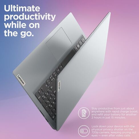 أجهزة الكمبيوتر المحمولة Lenovo المحمول لدراسة طلاب الأعمال المنزلية ، 15.6 "FHD ، معالج Intel ، 32 جيجابايت DDR4 RAM ، 1TB PCIE SSD ، WIFI 6 ، Bluetooth 5.2 ، Type-C ، CCAM ، لوحة المفاتيح الرقمية ، الرمادي ، Windows 11 Pro (متجدد) in Kuwait