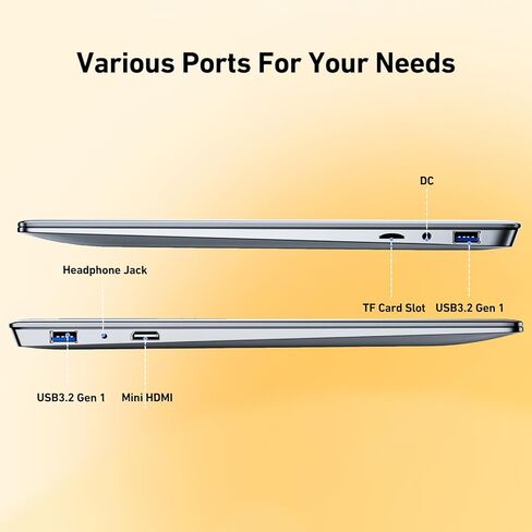 2025 Latest 15.6'' Laptop Compatible with Windows 11, FHD IPS Display, 8GB RAM 256GB SSD, Intel Quad-Core Processor(Max 2.9GHz), Backlit Keyboard, Fingerprint, WiFi5, BT5, Mini-HDMI, TF Card Slot in Saudi Arabia