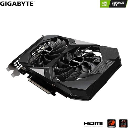 GIGABYTE GeForce GTX 1660 Ti OC 6G 192-bit GDDR6 DisplayPort 1.4 HDMI 2.0B with Windforce 2X Cooling System Graphic Cards- Gv-N166TOC-6GD (Renewed) in Saudi Arabia