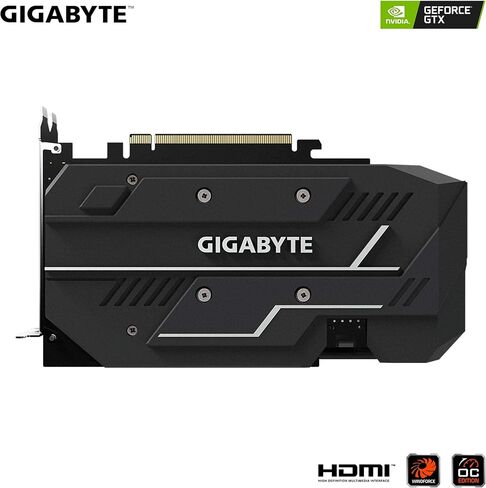 GIGABYTE GeForce GTX 1660 Ti OC 6G 192-bit GDDR6 DisplayPort 1.4 HDMI 2.0B with Windforce 2X Cooling System Graphic Cards- Gv-N166TOC-6GD (Renewed) in Saudi Arabia