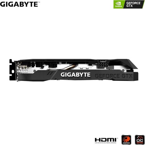 GIGABYTE GeForce GTX 1660 Ti OC 6G 192-bit GDDR6 DisplayPort 1.4 HDMI 2.0B with Windforce 2X Cooling System Graphic Cards- Gv-N166TOC-6GD (Renewed) in Saudi Arabia
