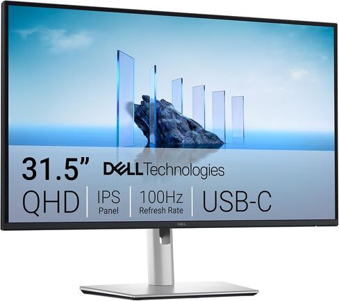 Dell Pro 32 Plus QHD USB-C Hub Monitor P3225DE-31.5 بوصة QHD (2560 × 1440) عرض 100 هرتز 8ms ، USB-C/HDMI/Display Port Connectivity ، ارتفاع/دوار/محور/تعديل الإمالة ، 4 نجوم توف. in Saudi Arabia