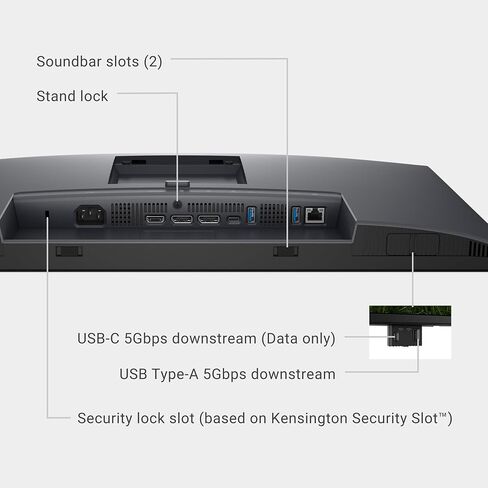 Dell Pro 32 Plus QHD USB-C Hub Monitor P3225DE-31.5 بوصة QHD (2560 × 1440) عرض 100 هرتز 8ms ، USB-C/HDMI/Display Port Connectivity ، ارتفاع/دوار/محور/تعديل الإمالة ، 4 نجوم توف. in Saudi Arabia