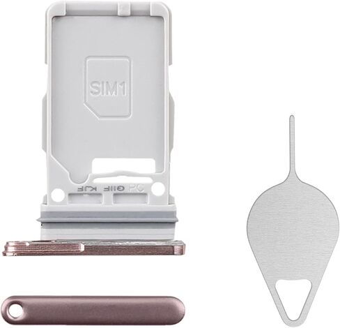 for Samsung Galaxy S21 Ultra 5G Sim Card Tray Replacement (Single SIM Version) Phantom Brown Card Tray Slot Holder Bracket Adapter with Needle Ejector for S21 Ultra 5G SM-G998U SM-G998U1 in Saudi Arabia