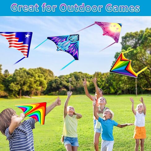 Mini Kites for Kids Ages 4-8-12, Finger Launcher Kites Easy to Fly on Beach|Park|Plaza|Garden|Backyard, Birthday Party Favors for Boys Girls Outdoor Toys,Mini Kites Bulk in Kuwait