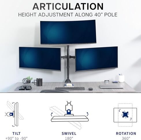 Vivo Premium Triple Ultra Wide LED LED 27 إلى 38 بوصة شاشة MOUND in Saudi Arabia