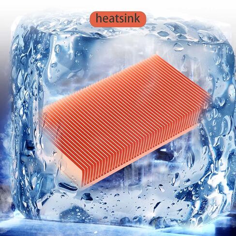 نقي النحاس الحرارة 100x50x15mm التزلج زعنفة بالوعة الحرارة الحرار الرادياتير لرقاقة الكبش الإلكترونية LED VGA التبريد in Kuwait