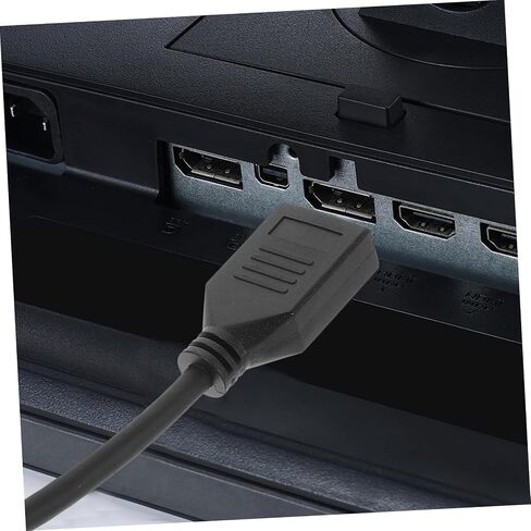 NUOBESTY Dp Male to Female Displayport Extension Cable Upward Angled Adapter for Computer Monitor Connection with Ergonomic Design and Wide Device Compatibility in Saudi Arabia