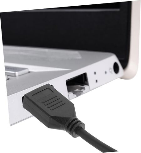 NUOBESTY Dp Male to Female Displayport Extension Cable Upward Angled Adapter for Computer Monitor Connection with Ergonomic Design and Wide Device Compatibility in Saudi Arabia