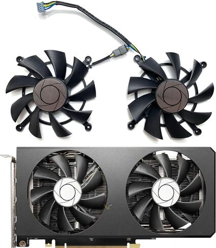 for MSI for GeForce RTX3060ti 3070 LHR 8GB Twin Fan OC Mechanic Graphics Card Replacement HA9015H12SC-Z(Right Fan) in Saudi Arabia