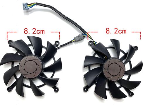 for MSI for GeForce RTX3060ti 3070 LHR 8GB Twin Fan OC Mechanic Graphics Card Replacement HA9015H12SC-Z(Right Fan) in Saudi Arabia