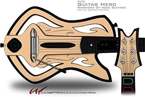 Solids Collection Peach Decal Style Skin - fits Warriors Of Rock Guitar Hero Guitar (GUITAR NOT INCLUDED) in Saudi Arabia