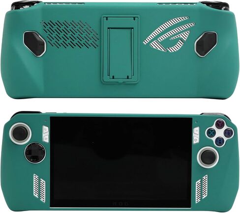 تم تصميمه ل Asus Rog Ally 2023 Case Protection - [10 قدم حماية من الدرجة العسكرية] تغطي حالة قذيفة غير قابلة للانزلاق لألعاب Rog Alloy مع Kickstand - Midgreen in Kuwait