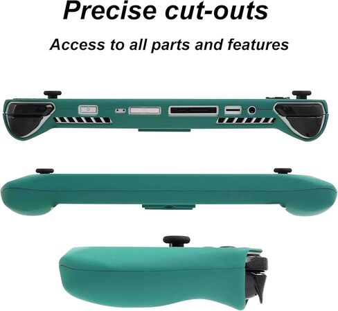 تم تصميمه ل Asus Rog Ally 2023 Case Protection - [10 قدم حماية من الدرجة العسكرية] تغطي حالة قذيفة غير قابلة للانزلاق لألعاب Rog Alloy مع Kickstand - Midgreen in Kuwait