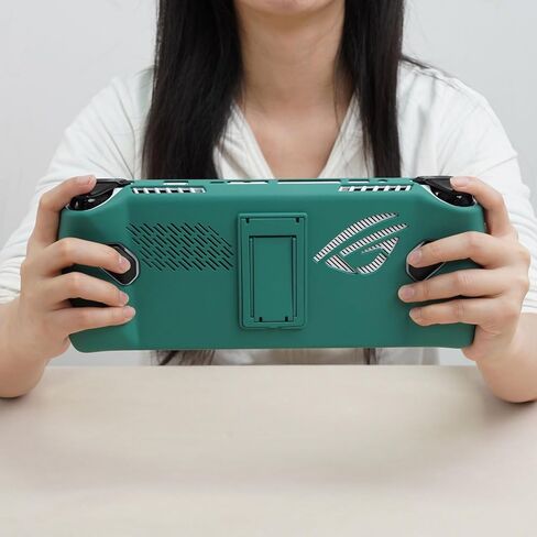 تم تصميمه ل Asus Rog Ally 2023 Case Protection - [10 قدم حماية من الدرجة العسكرية] تغطي حالة قذيفة غير قابلة للانزلاق لألعاب Rog Alloy مع Kickstand - Midgreen in Kuwait