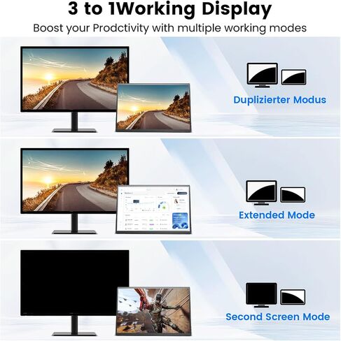 شاشة تعمل باللمس المحمولة 14 بوصة 1200p شاشة تعمل باللمس المحمولة مع حبل واقٍ من CNC Metal HDMI USB C 100 ٪ SRGB شاشات سفر متناهية الصغر للكمبيوتر المحمول ، الكمبيوتر الشخصي ، MAC ، الهاتف ، التبديل in Saudi Arabia