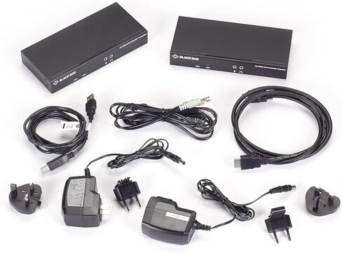 بلاك بوكس ​​كيف إم موسع طقم فوق الألياف - 4K ، رأس واحد ، HDMI ، USB 2.0 ، التسلسل ، الصوت ، LOC in Kuwait