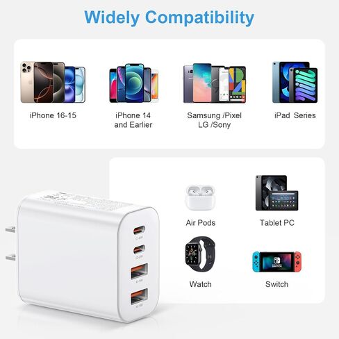 USB C Charger Block,40W USB C Charger Cube,3 Pack Type C Chargers Block,Fast Charging Plug Dual Port PD+QC Charging Cube for iPhone 16 15 14 13 12 11 Pro Max XS,iPad, Samsung Phone,Tablet in Kuwait