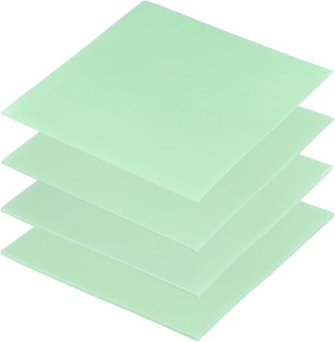PATIKIL Thermal Pads 100x100mm，0.5mm+1mm+1.5mm+2mm, 4 Pack Silicone Cooling Thermal Pad for CPU GPU IC PCIe M.2 2280 SSD NVMe Heatsink, Green in Saudi Arabia