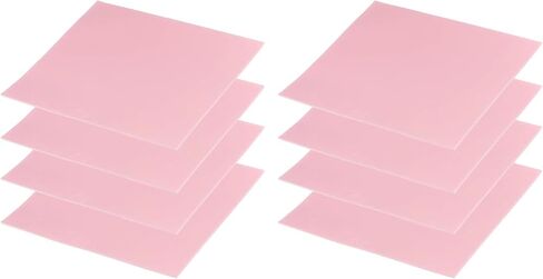 PATIKIL Thermal Pads 100x100x1mm, 8 Pack Silicone Cooling Thermal Pad for CPU GPU IC PCIe M.2 2280 SSD NVMe Heatsink, Pink in Saudi Arabia