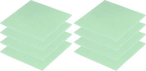 PATIKIL Thermal Pads 100x100x2mm, 8 Pack Silicone Cooling Thermal Pad for CPU GPU IC PCIe M.2 2280 SSD NVMe Heatsink, Green in Saudi Arabia