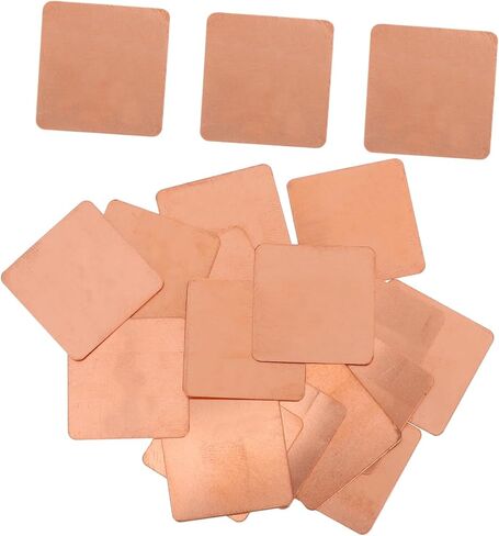 HOMSFOU 20PCS منصات تبديد الحرارة النحاسية للهواتف المحمولة وأجهزة الكمبيوتر صفائح نحاسية موصلة لاتصالات GPU ووحدات المعالجة المركزية MINI MINI in Kuwait