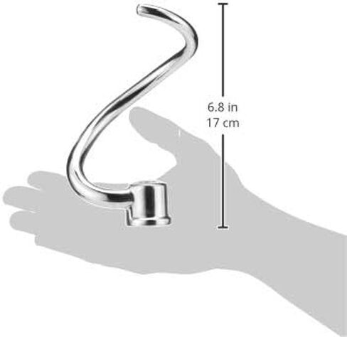 KitchenAid KSMC7QDH Stainless Steel Dough Hook Attachment for 7 and 8 Qt. Commercial Stand Mixers in Saudi Arabia