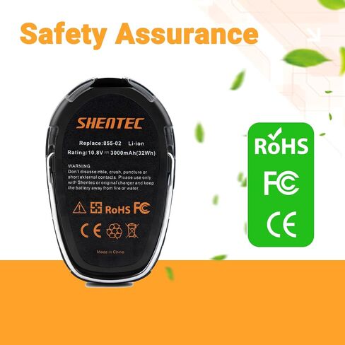 شاحن بطارية ليثيوم Shentec 10.8 فولت متوافق مع Dremel 855-02 855-01 8000-01 8001-01 8001-02 (ليس لبطارية Ni-MH/Ni-Cd) in Saudi Arabia