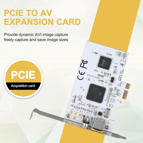 PCIE Expansion Card PCIE to AV Surveillance HD 640X480 Resolution Video Capture Card Image Capture Card in Saudi Arabia