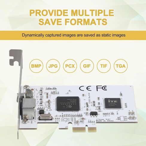 PCIE Expansion Card PCIE to AV Surveillance HD 640X480 Resolution Video Capture Card Image Capture Card in Saudi Arabia