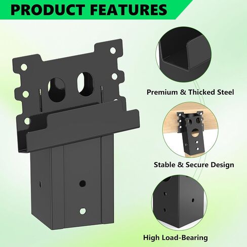 Elevator Bracket with Screws, Deer Stand Brackets 4x4, Deers Blind with Powder Coating Outdoor for Hunting Box Elevated Platform Tree in Saudi Arabia