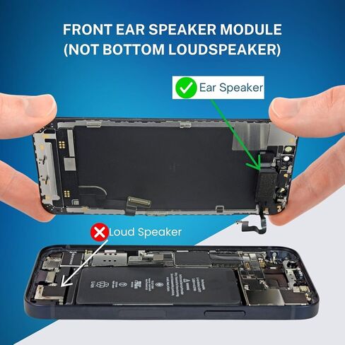 Ear Speaker Module and Face ID Sensor Proximity Light Flex Cable Assembly Replacement for iPhone 12 Pro Max in Kuwait