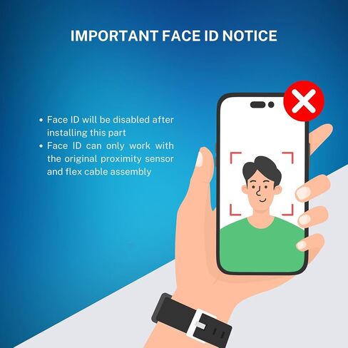 Ear Speaker Module and Face ID Sensor Proximity Light Flex Cable Assembly Replacement for iPhone 12 Pro Max in Kuwait
