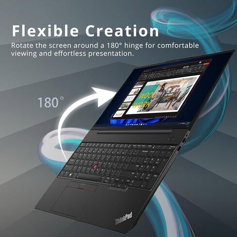 Lenovo Thinkpad E16 G2 16 "FHD+ Business Computer ، Intel 16-Core Ultra 7 155H (Beat Ultra 7 255U) ، 32GB DDR5 RAM ، 1TB PCIE SSD ، WIFI 6E ، لوحة مفاتيح خلفية ، بصمات الأصابع ، Windows 11 Pro in Saudi Arabia